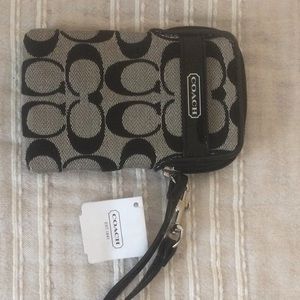 Coach phone case or wallet with strap